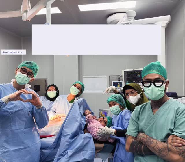 istri Onad melahirkan anak kedua