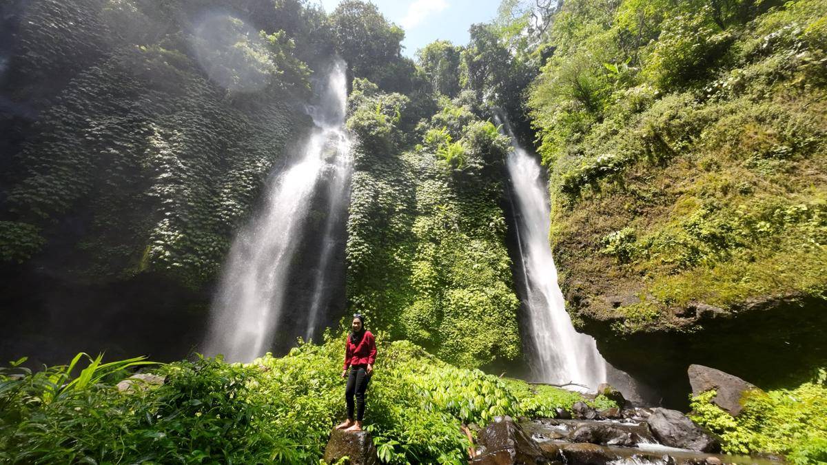 Potret Air Terjun Sekumpul Bali 