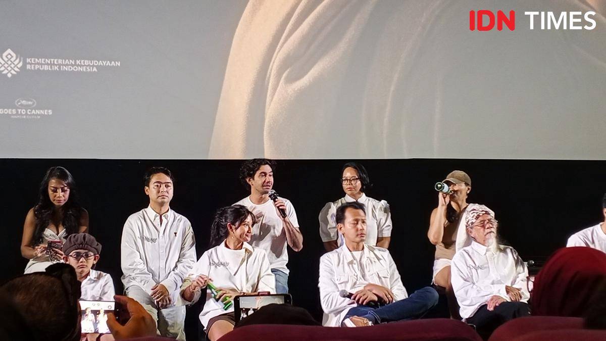 Sutradara Pangku dalam Konferensi Pers Film Pangku pada Senin (8/9/2025)