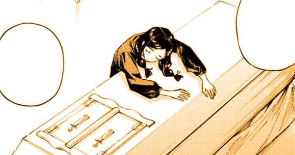 Yuka memeluk peti mati kakeknya - Jujutsu Kaisen Modulo