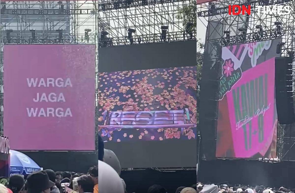 Musisi suarakan 17+8 di Pestapora 2025