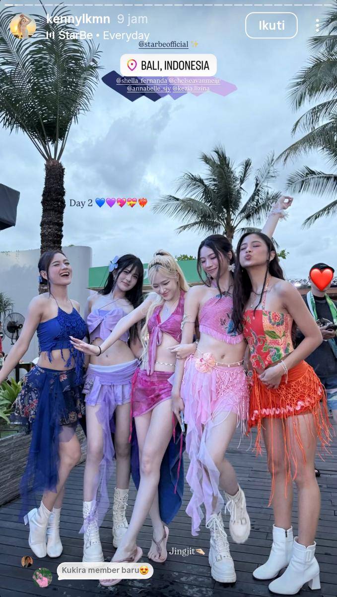 Artis nonton Waterbomb Bali Day 2