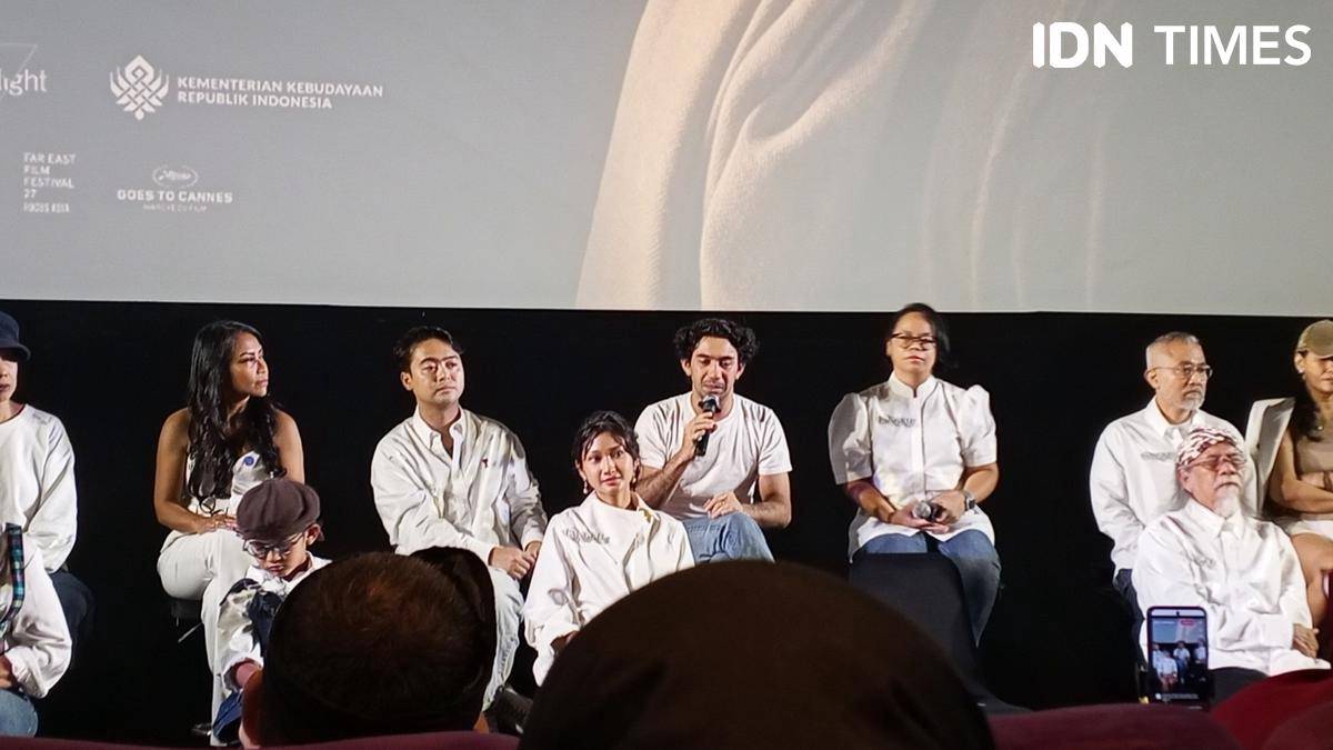 Sutradara Pangku dalam Konferensi Pers Film Pangku pada Senin (8/9/2025)