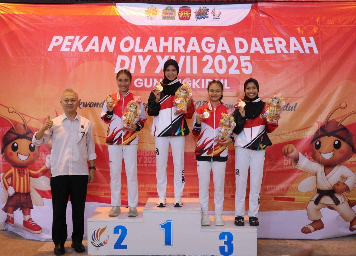 Porda DIY 2025: Sleman Unggul Tipis atas Yogyakarta di Cabor Taekwondo