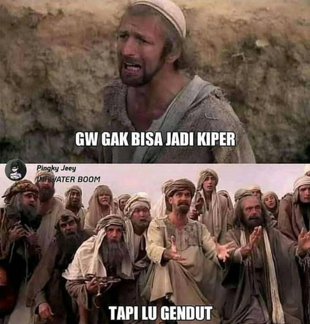 meme berat badan naik 