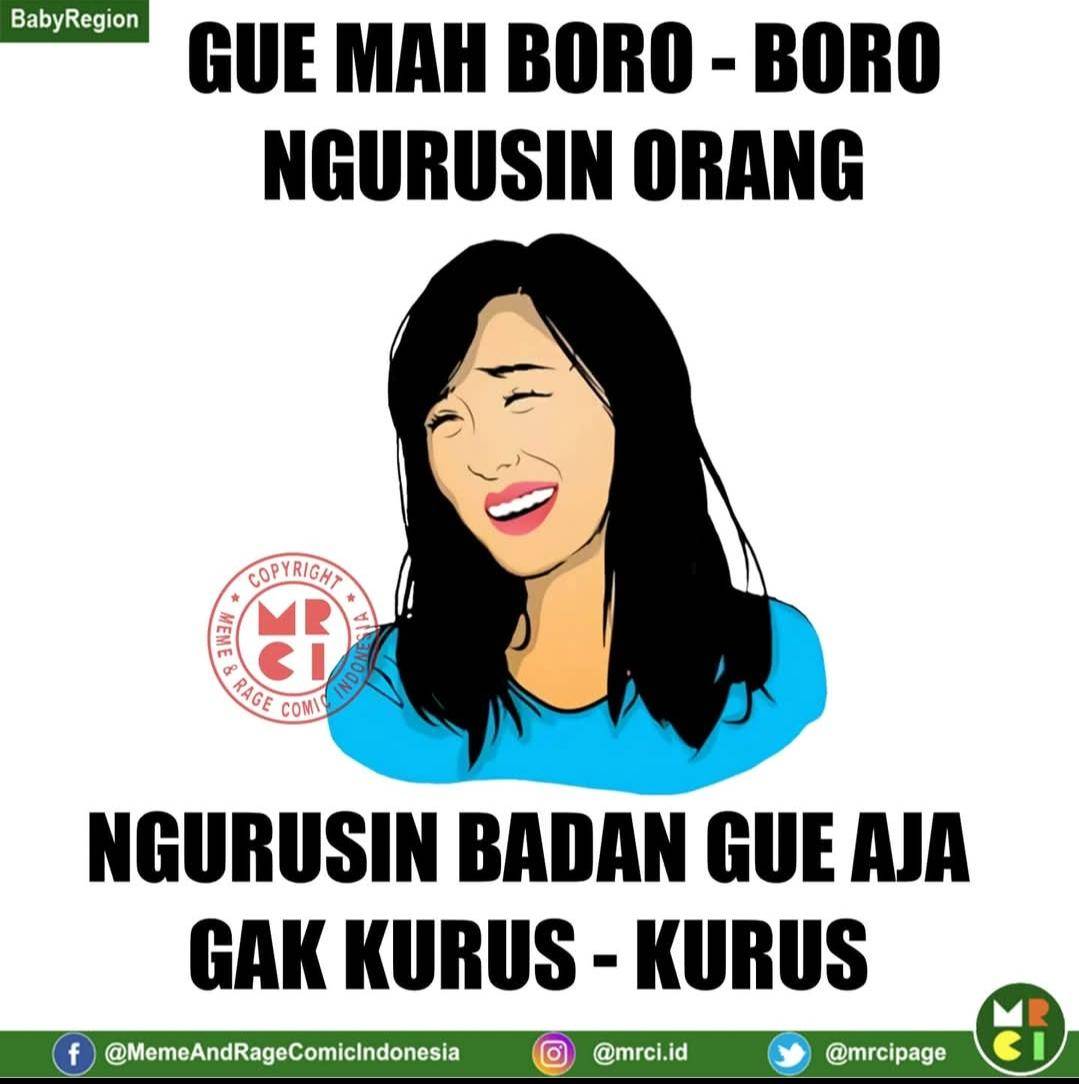 meme berat badan naik 