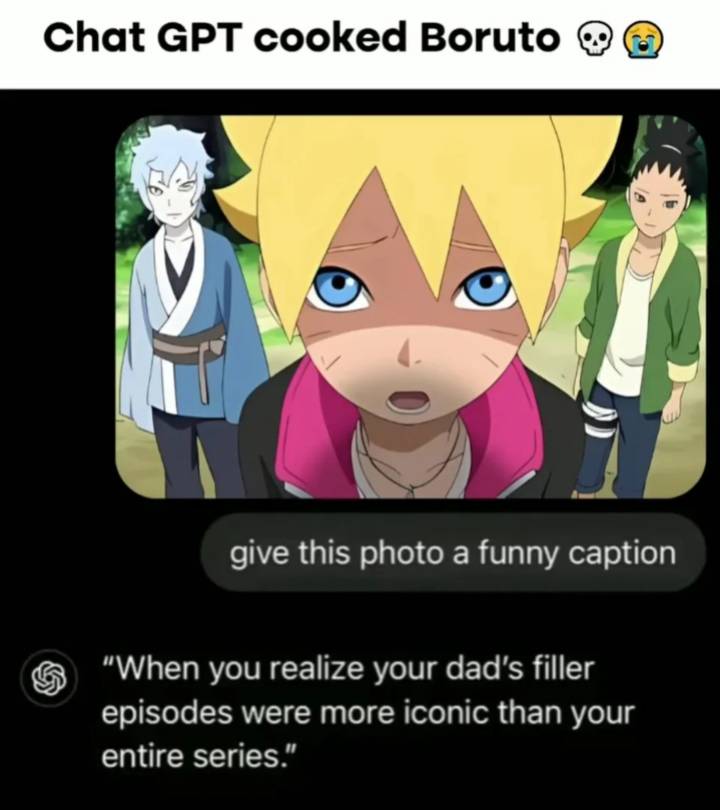 meme anime tentang AI