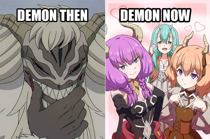 meme anime tentang iblis