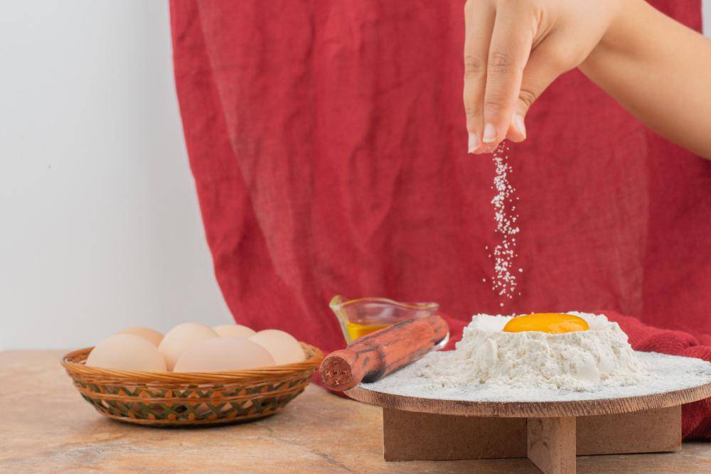 ilustrasi tepung kue 