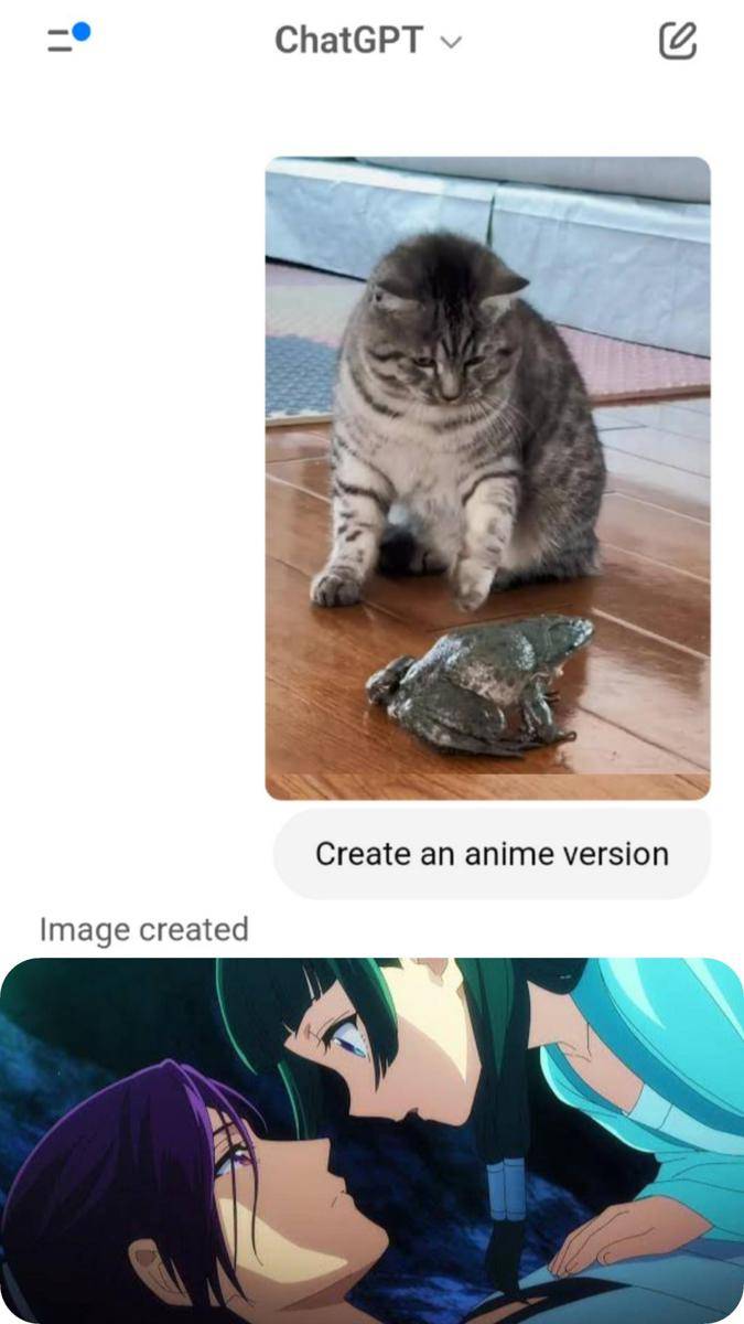 meme anime tentang AI