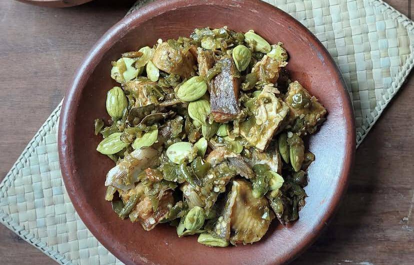 Ikan asin jambal pete cabai ijo (instagram.com/@pr.ditha)