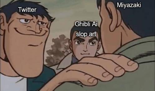 meme anime tentang AI