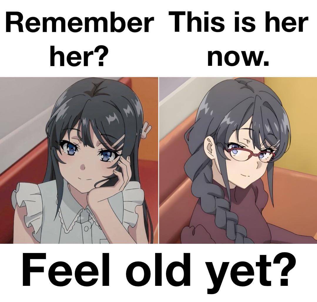 meme anime tentang bunny girl