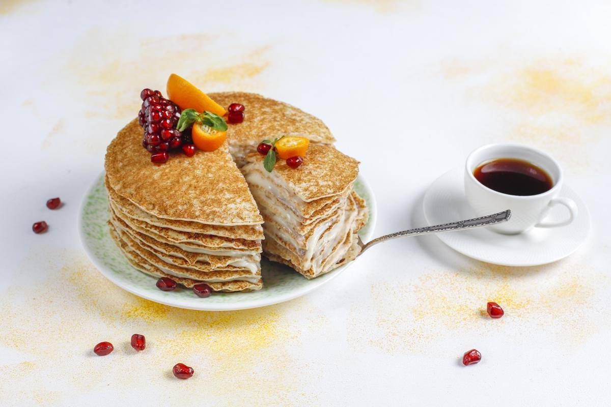ilustrasi mille crepe cake 