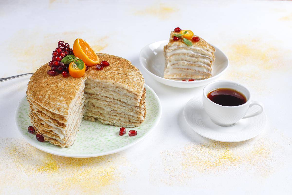ilustrasi mille crepe cake 