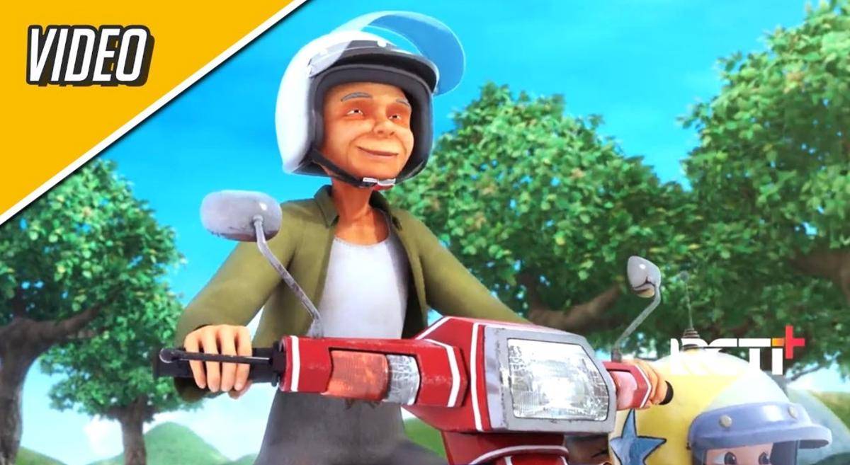 cuplikan Upin dan Ipin episode Motor Kapcai