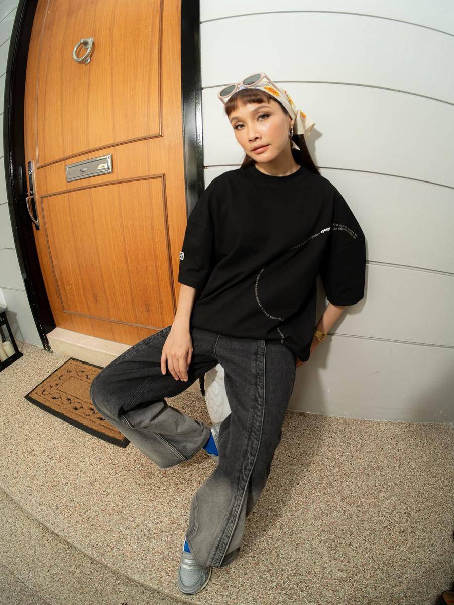 OOTD edgy messy style ala Scha Alyahya