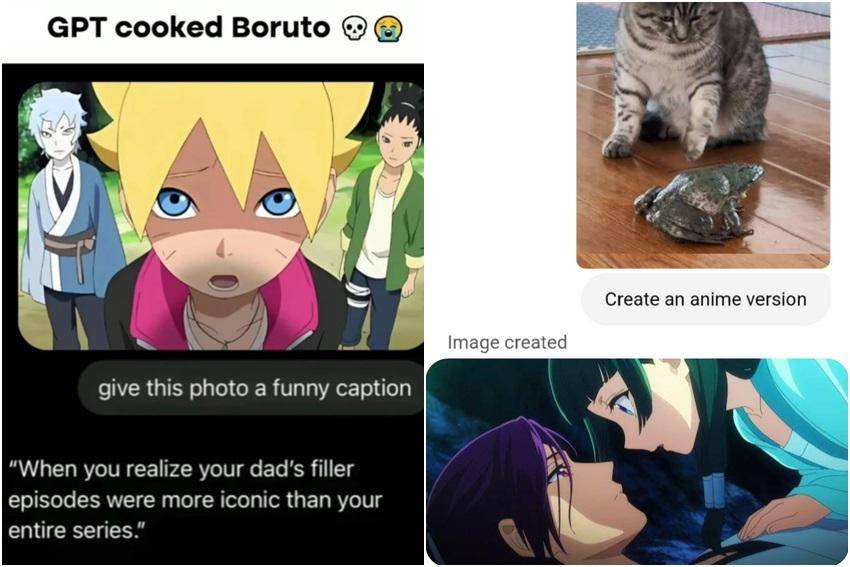 meme anime tentang AI