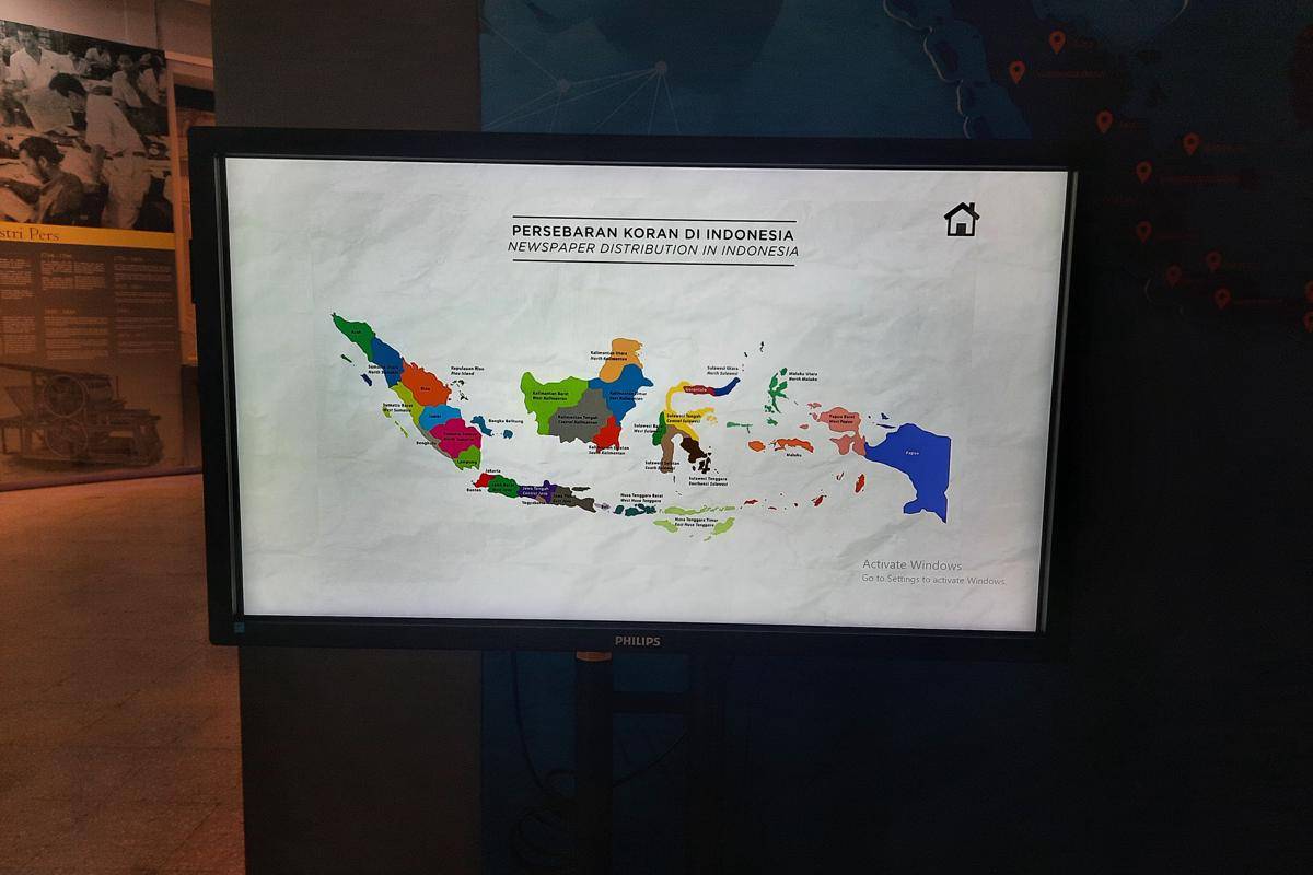 Peta Persebaran Koran di Indonesia, Monumen Pers Nasional 
