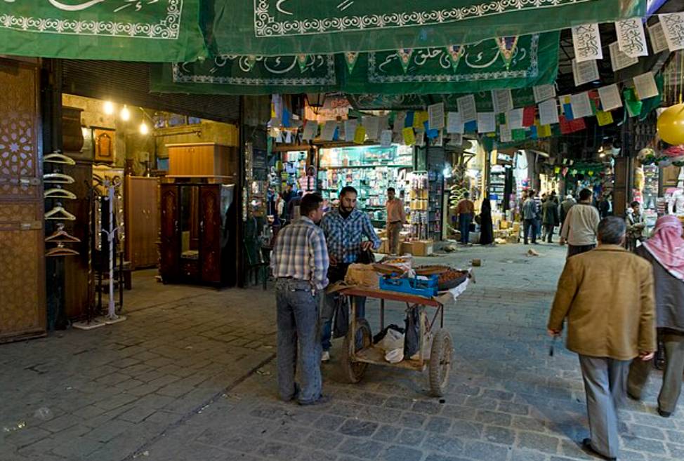 potret Souq al-Madina, Aleppo (commons.wikimedia.org/Dosseman)