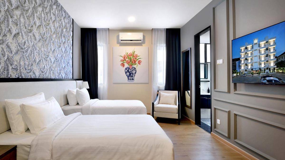 kamar The Leith Hotel Penang tipe superior (theleith.com/room gallery)