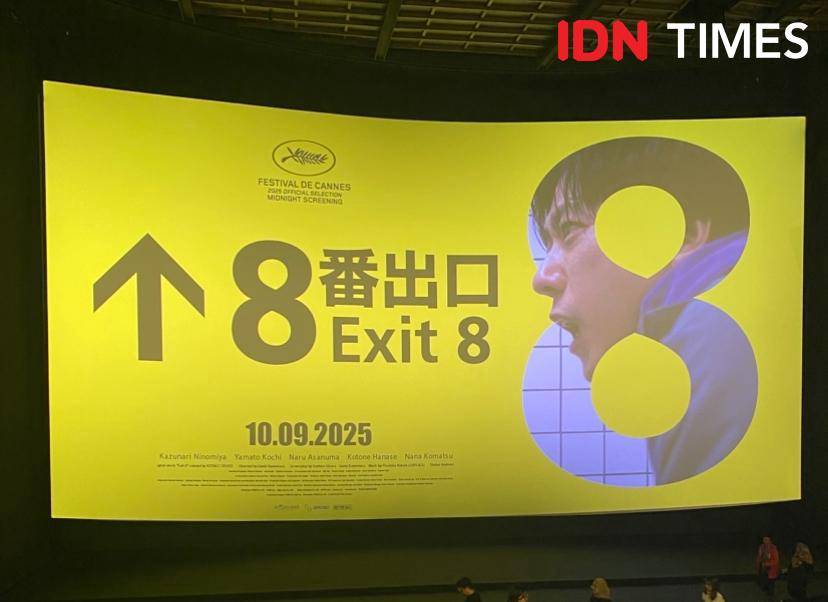 suasana pemutaran perdana film The Exit 8 di CGV Grand Indonesia, Jakarta, Selasa (9/9/2025)