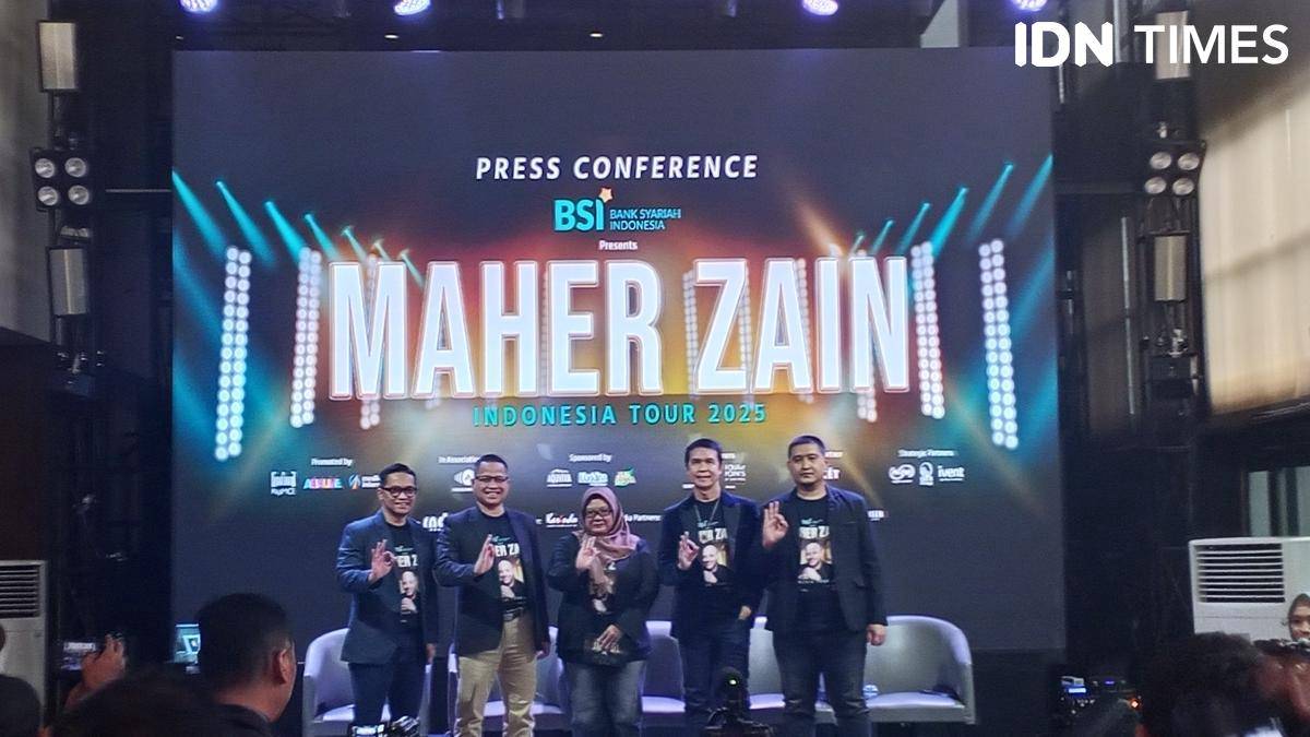 Konferensi Pers Konser Maher Zain di Indonesia 2025