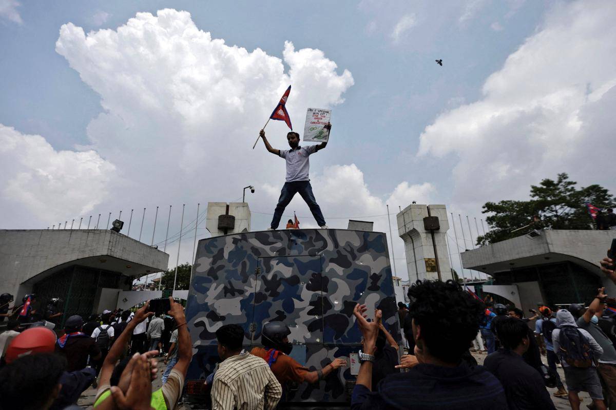 Aksi protes di Nepal.jpg