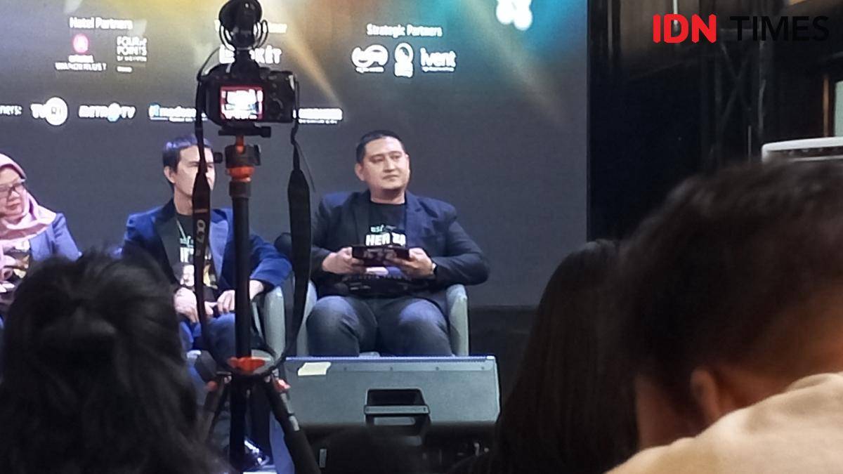 Windy dalam Konferensi Pers Konser Maher Zain di Indonesia 2025