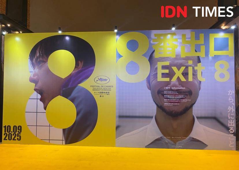 suasana pemutaran perdana film The Exit 8 di CGV Grand Indonesia, Jakarta, Selasa (9/9/2025) 