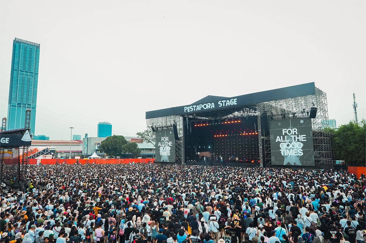 Suasana Pestapora Stage di Pestapora 2025. (Dok. Boss Creator)