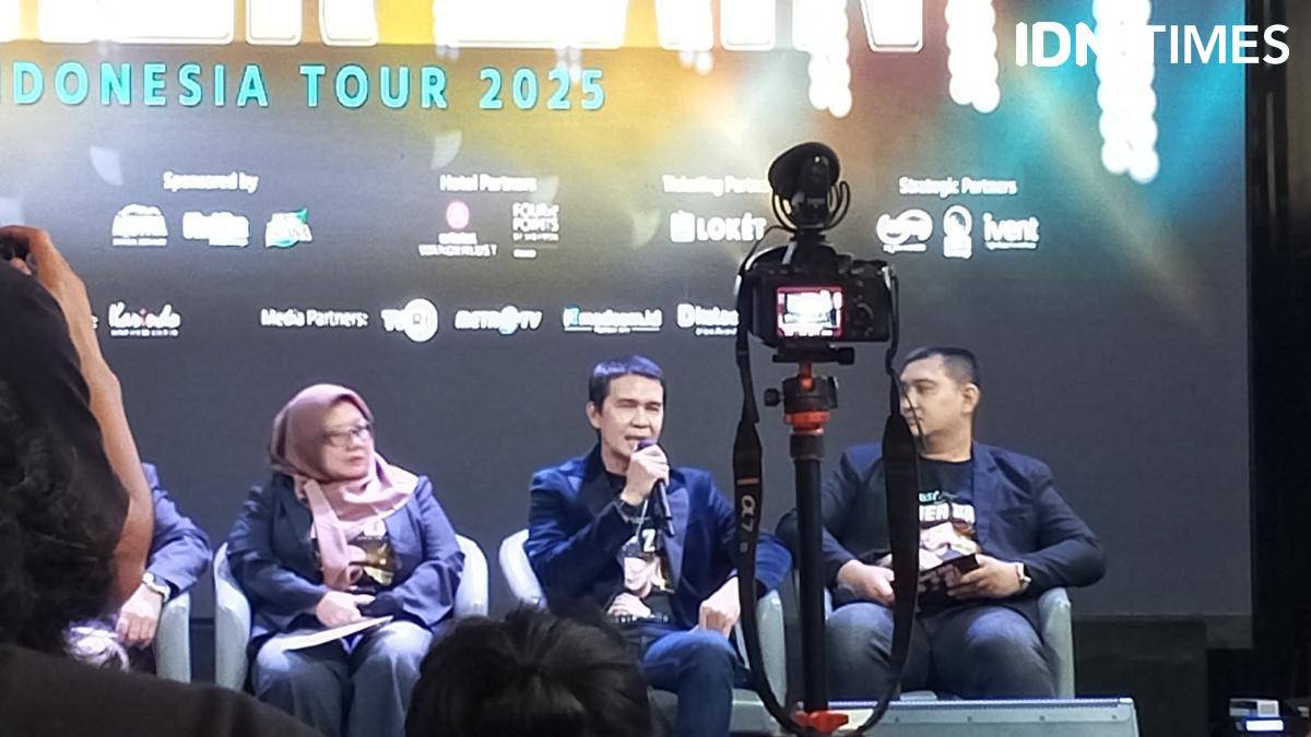 Joey Ferry dalam Konferensi Pers Konser Maher Zain di Indonesia 2025