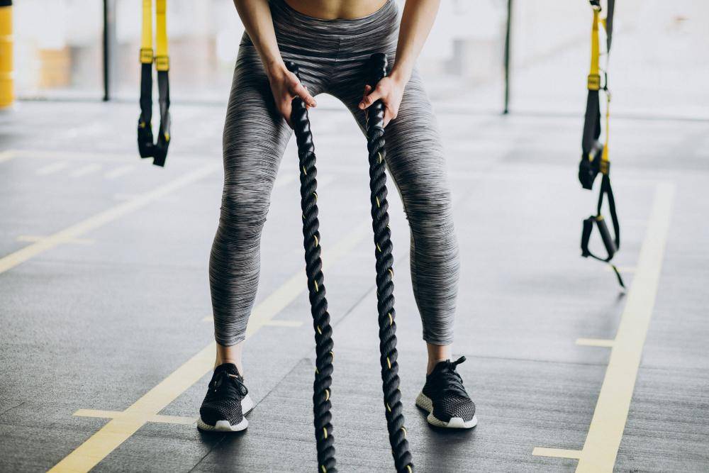 ilustrasi battle rope