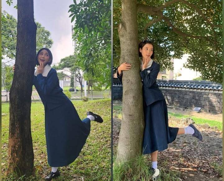 potret Dinda Kanya Dewi jadi Aesun di fan meeting Park Bo Gum