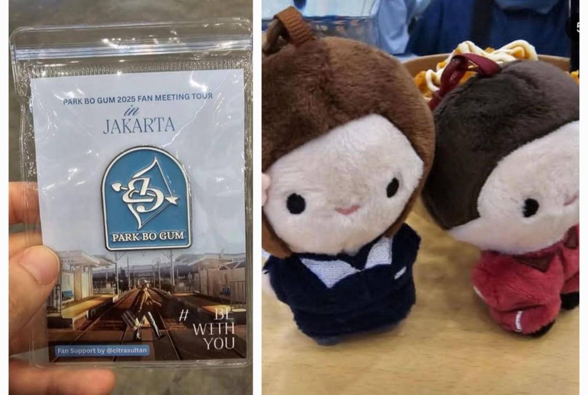 potret Dinda Kanya Dewi jadi Aesun di fan meeting Park Bo Gum