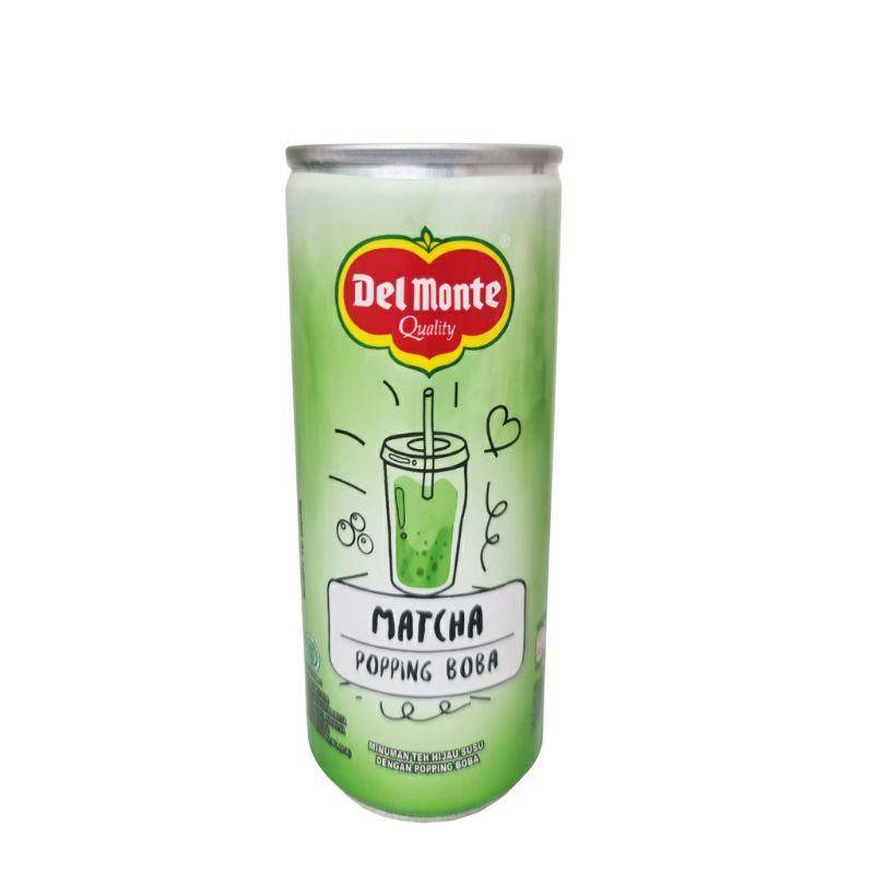 Delmonte Boba Milk Tea Matcha (lazada.co.id) 