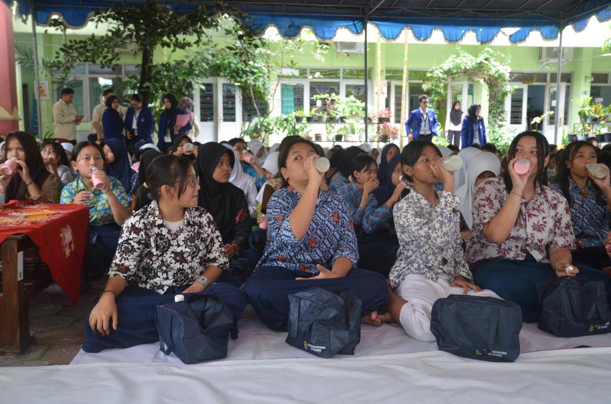 Kampanye minum susu. (dok. Pemkot Yogyakarta)