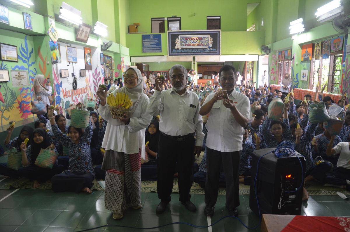 SMP Negeri 12 Yogyakarta jadi sekolah percontohan pangan sehat 2025. (dok. Pemkot Yogyakarta)
