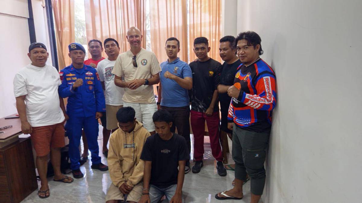 Para pelaku pencurian harta dan cincin nikah turis Australia berhasil ditangkap. (Polres Manggarai Barat)