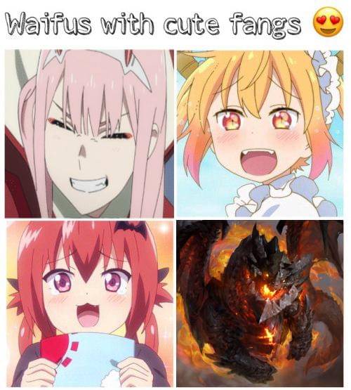 meme anime tentang gigi taring