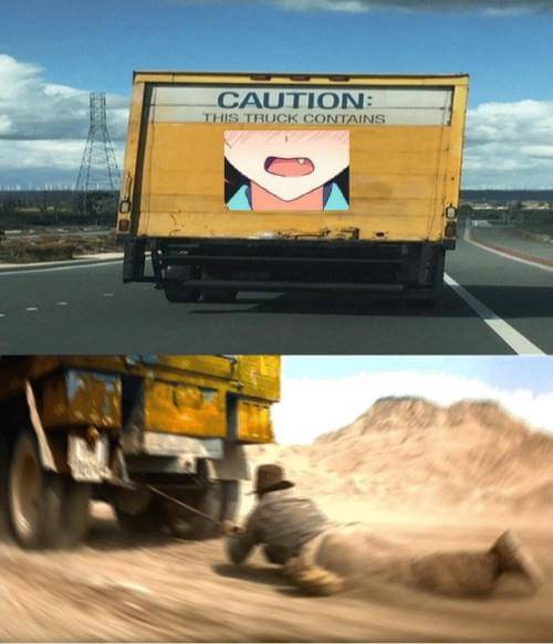 meme anime tentang gigi taring