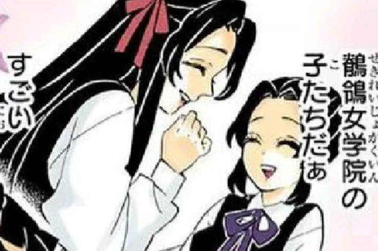 reinkarnasi Kanae dan Shinobu Kocho (dok. Shueisha/Demon Slayer: Kimetsu no Yaiba)