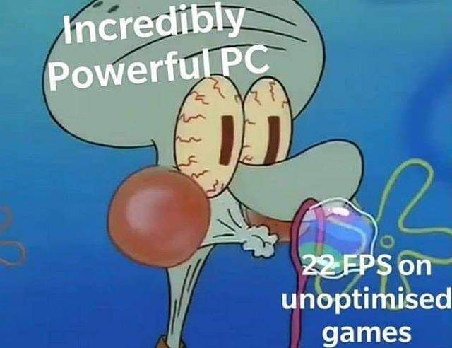 meme SpongeBob tentang PC
