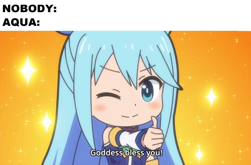 meme anime tentang bersin