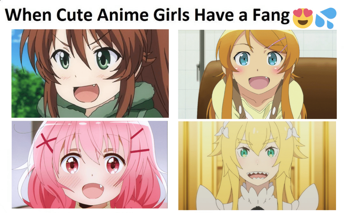 meme anime tentang gigi taring