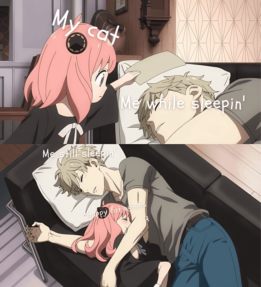 meme anime tentang tidur