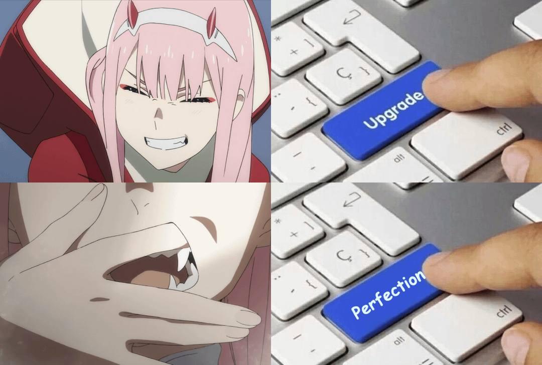 meme anime tentang gigi taring