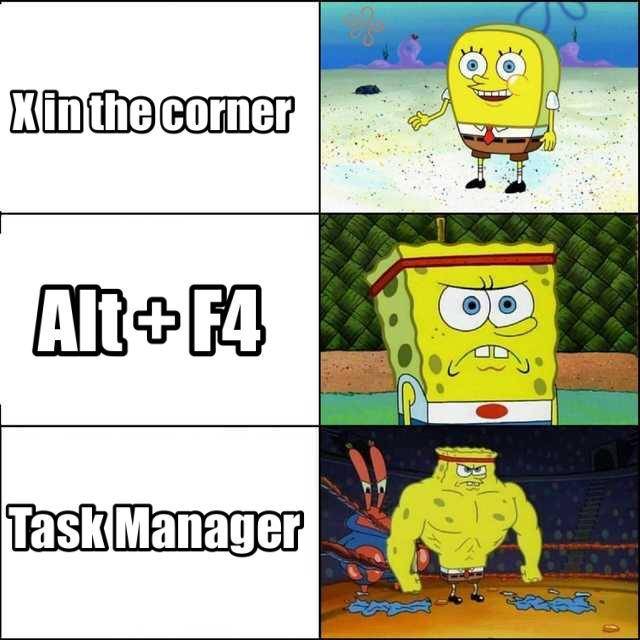 meme SpongeBob tentang PC