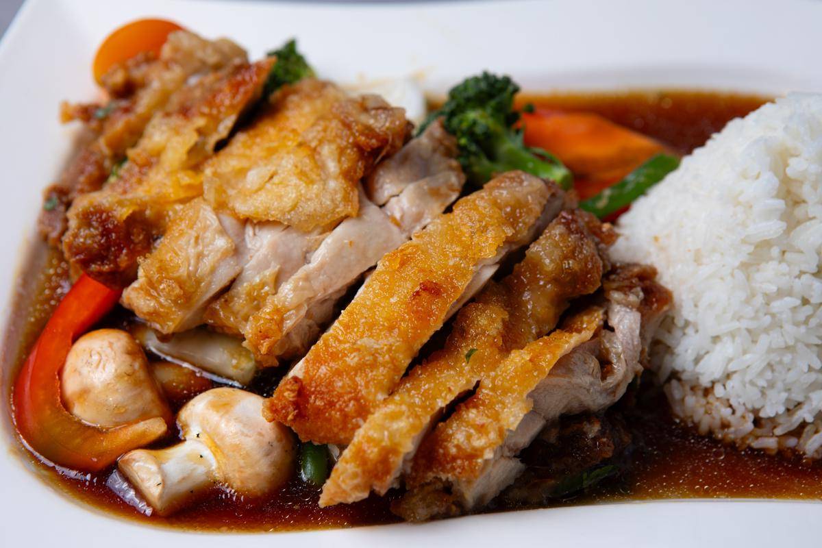 ilustrasi ayam teriyaki 