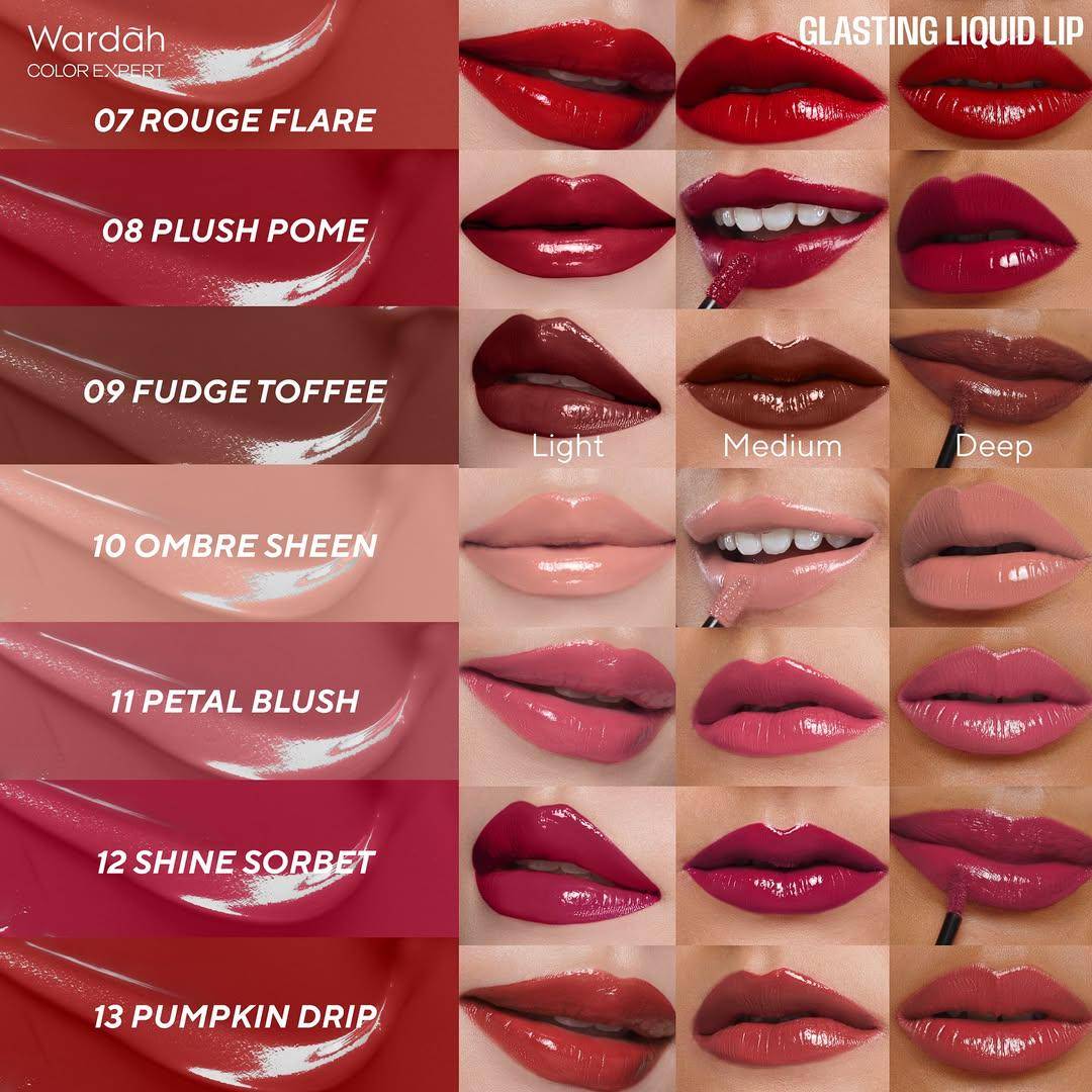 Shade terbaru Wardah Glasting Liquid Lip (instagram.com/wardahbeauty)